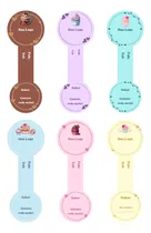 Comprar 100 Lacres Adesivos P Bolo, Doces Doceria Confeitaria 11x4cm Personalizado Sim