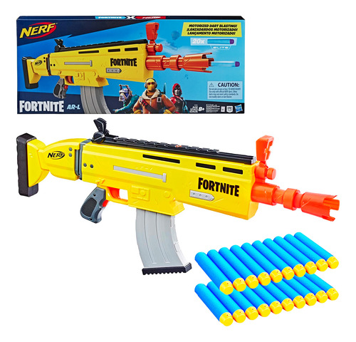 Lanzador Pistola Dardos Nerf Fortnite Hasbro + Regalo El Rey
