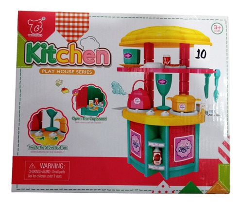 Imagen 1 de 2 de Mini Cocina De Juguete Con Accesorios Ollas,copa Etc