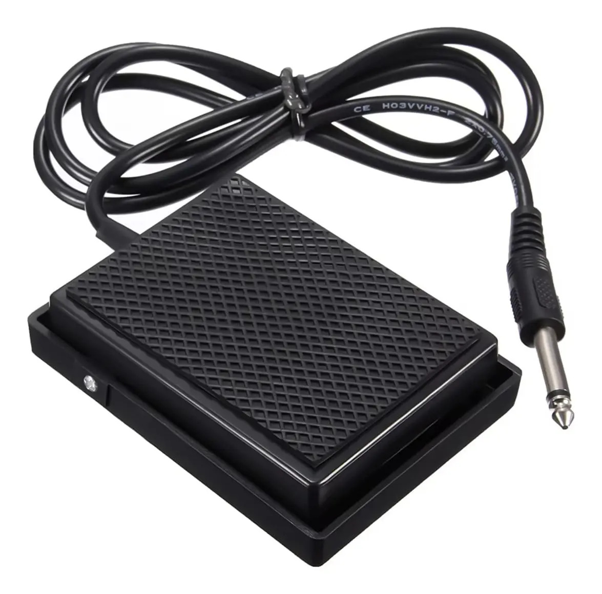 Pedal Sustain Voik VPS-50 Universal Para Teclado Piano Digital Korg Yamaha Casio Roland Kurzweil Base Antiderrapante Preto