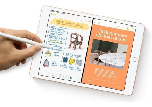 Imagem 5 de 8 de Apple iPad 7,tela Retina 10.2, 128gb,dourado,wi-fi Cellular
