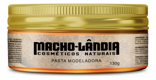 Óleo Para Barba Mentolado + Pomada Modeladora Macho-lândia