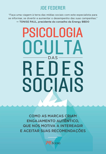 Psicologia Oculta das Redes Sociais, de Federer, Joe. M.Books do Brasil Editora Ltda, capa mole em português, 2021