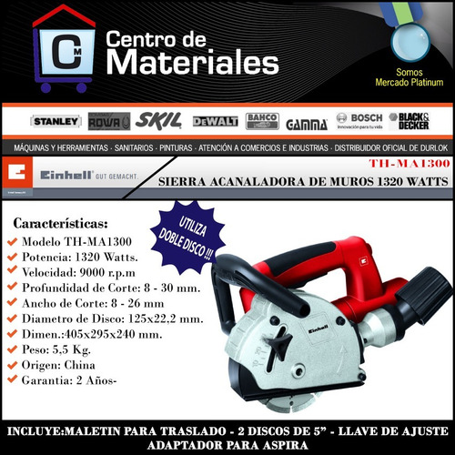 Acanaladora De Muros Concreto Einhell Th Ma 1300 W 2 Discos Mercado Libre Acanaladora De Muros Concreto Einhell Th Ma 1300 W 2 Discos Mercado Libre