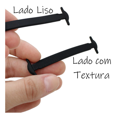 96 Cadarço De Silicone Elástico P/ Tênis Adulto Ou Infantil
