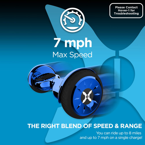 Hoverboard Eléctrico Hover-1 Titan, 7 Mph, Velocidad Máxima,