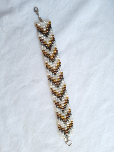 Pulseira Miçanga 4 Cores Artesanal Com Fecho Lagosta Novo