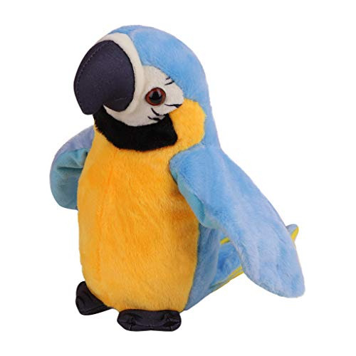 Loro De Hablar Toy Macaw Parrot Plush Juguetes Rellenos Anim