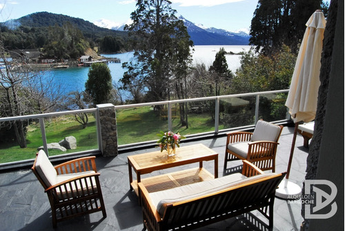 Alquiler Casa En Bariloche Con Costa De Lago Nahuel Huapi. 11 Pax. Llao Llao. 390.