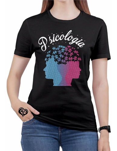 Camiseta Psicologia Feminina Ciencia Professor Blusa