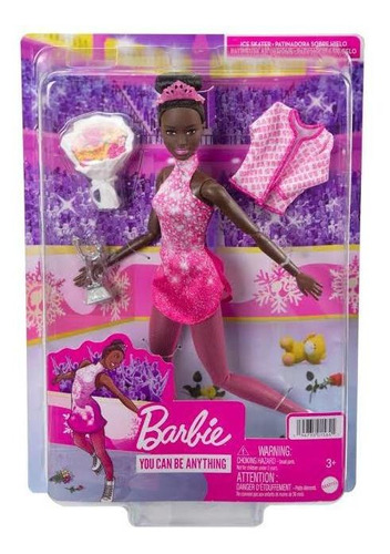 Patinadora de gelo Barbie