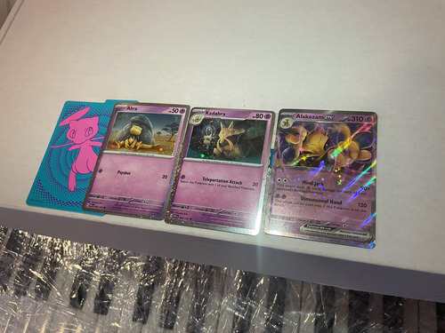Alakazam Ex Pokemon Tcg Set Tres Cartas (Usado)