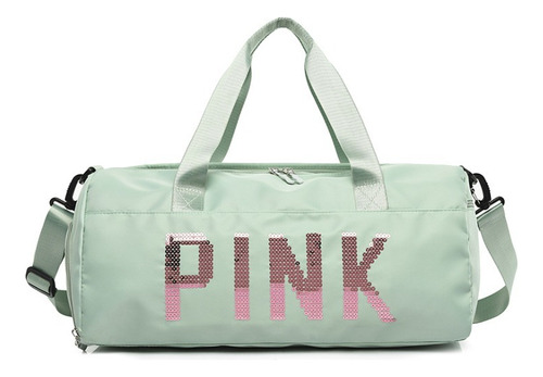 Bolsos Pink Impermeable Gimnasio Gym Con Botinero Viajero