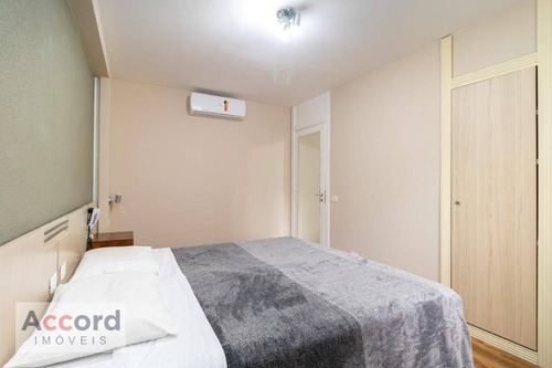 Flat Com 1 Dormitório À Venda, 38 M² Por R$ 220.000,00 - Batel - Curitiba/pr - Fl0001