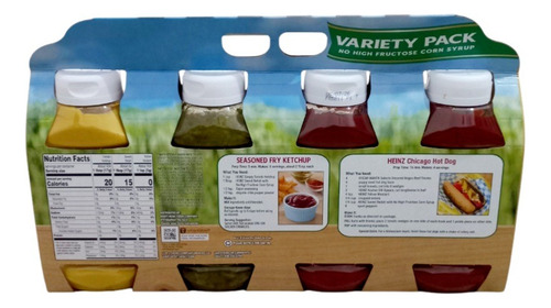 Heinz Ketchup Pepinillos Mostaza. Pack De 4.