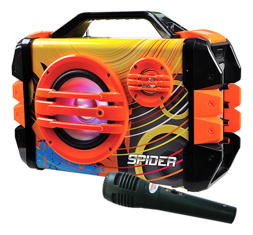 Corneta Portatil Spider 400w Uso Rudo Kareoke