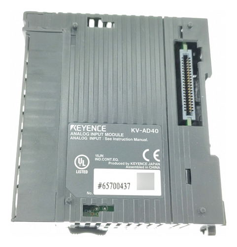 Plc Módulo 4 Entradas Analógicas Volt/corr. Keyence Kv-ad40
