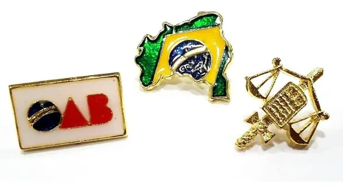 comprar Símbolo Advocacia Direito Bótom Folheado Justiça Balança