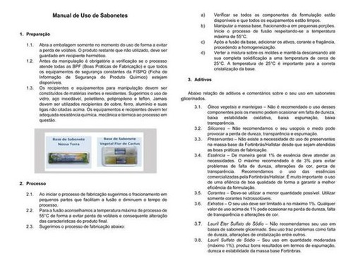 Imagem 2 de 2 de Base Glicerinada Branca 1kg - Nossa Terra