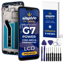Comprar Tela Moto G7 Power Display Premium Com Aro Componentes