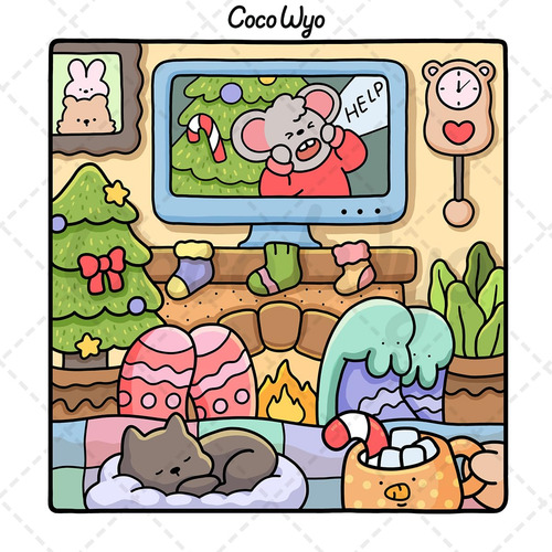Comfy Days - Libro Para Colorear Adultos Original