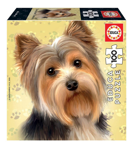 Puzzle 100 Piezas Perro Yorkshire Rompecabezas Educa Atrix ®