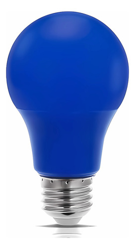 Lampara Bulbo Led 9w E27 Azul