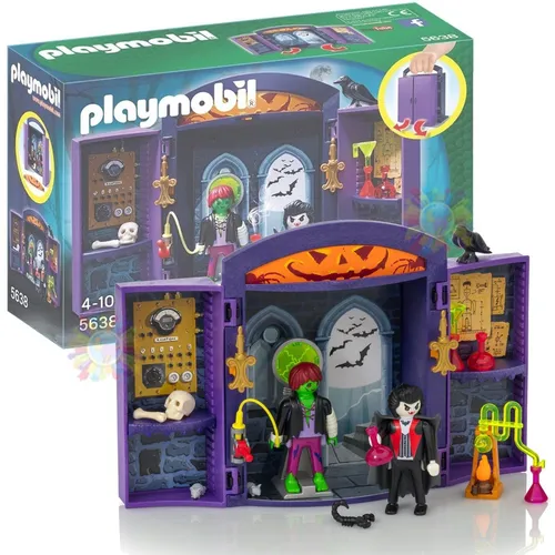 Playmobil Cofre Casa Encantada De Vampiros Original 5638