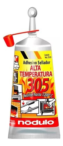 Adhesivo Sellador Alta Temperatura 305 Resiste 1000º Nodulo