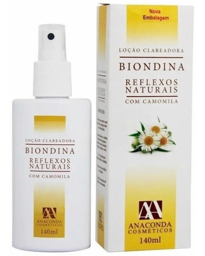 Biondina Spray Clareador De Reflexos Naturais 140ml Anaconda