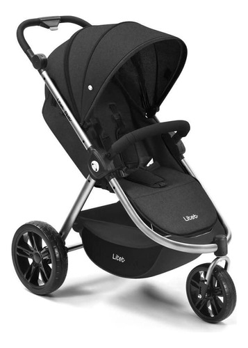 Carrinho De Passeio Jogger Sway Três Rodas Preto Multilaser