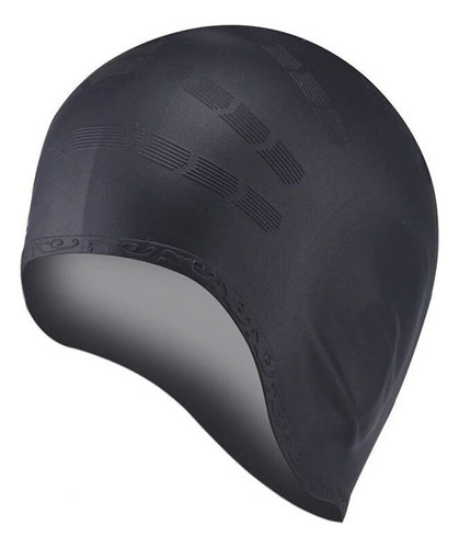 Gorro De Natación Silicona Protección Oídos Tridimensional