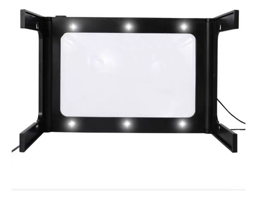 Yi Lupa Plegable De 2,5 Luces Led Con Soporte, Tamaño Grande