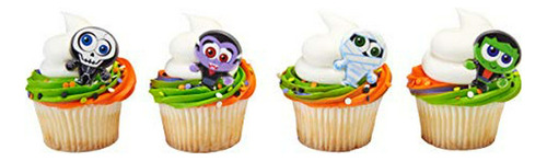 Anillos Monster Cupcake - 24 Pieza