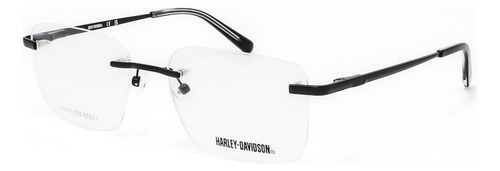 Lentes De Vista Transparente Harley Davidson Hd0992002 Color Negro Talla M