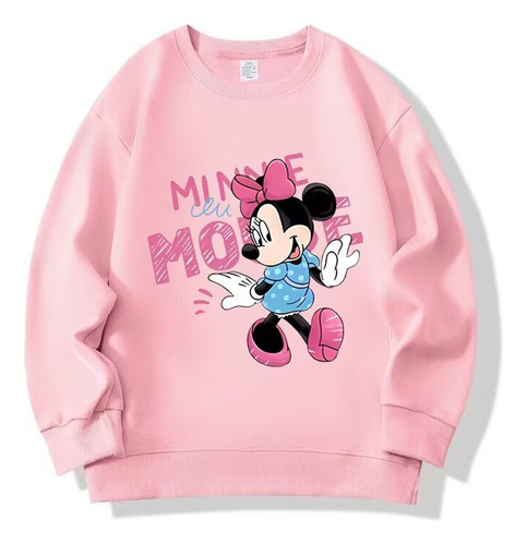 Sudadera Con Estampado Creativo Colorido De Minnie Mouse Tre