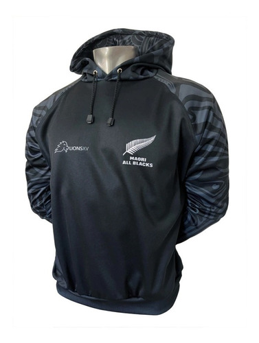 Buzo Canguro Hoodie All Blacks