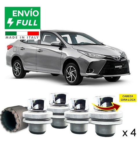 Birlos De Seguridad Galaxylock® Originales Yaris R Le M/t