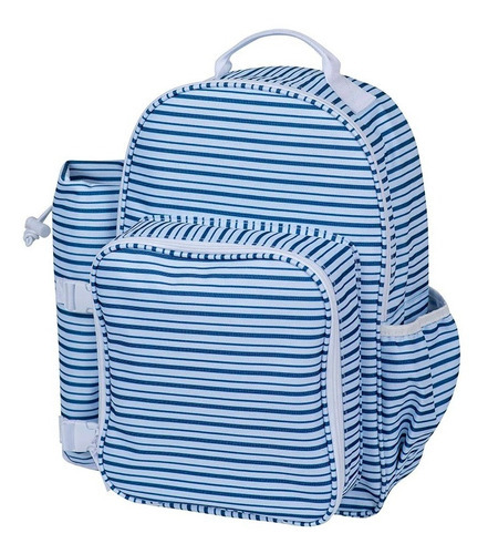 Mochila Cooler Set Picnic 2 Personas Vasos Platos Cubiertos