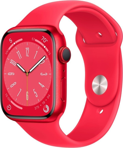 Apple Watch Series 8 GPS - Caja (PRODUCT)RED de aluminio 45 mm - Correa deportiva (PRODUCT)RED - Patrón