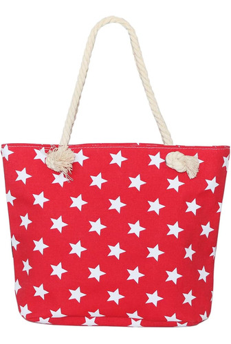 Bolso De Lona Con Diseño De Estrella Grande De Primera Calid