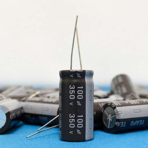 Capacitor Electrolitico 100 Uf X 350 V 85º Fuente Monitor