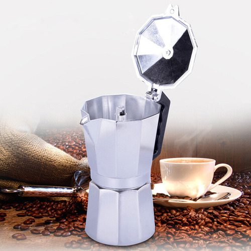 Cf 2pcs Cafeteras De Aluminio Maker Olla Expresso Latte