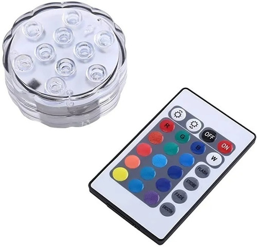 Luz Lampara Led Rgb Sumergible Para Piscinas - Fc