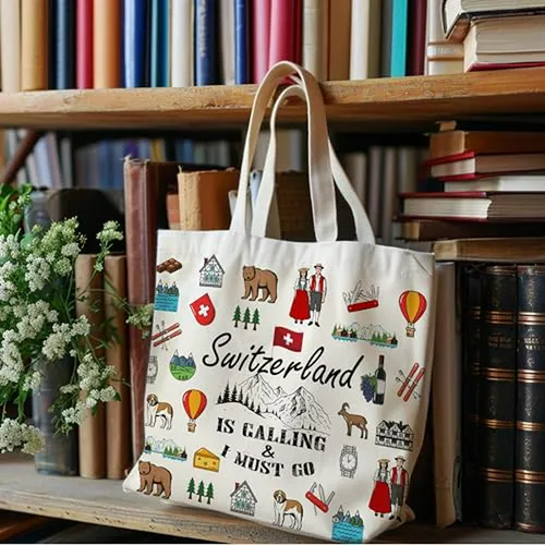 Bolsa De Tela Estilo Aesthetic, Reutilizable Para Compras Y