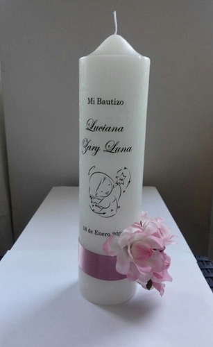 Imagen 3 de 10 de Recuerdos: Velas Para Misa, Bautizo, Comunión, Confirmación,