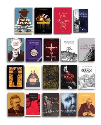  Kit - G. K. Chesterton ( 19 Livros )