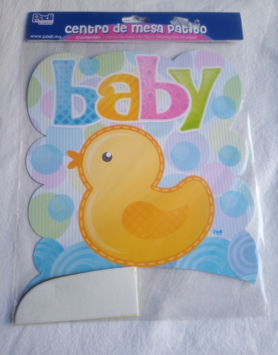 Centro De Mesa Baby Shower Patito