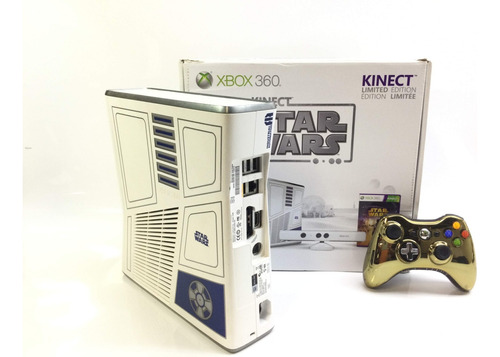 Xbox 360 Slim Version Star Wars Como Nuevo  Con Varios Juego