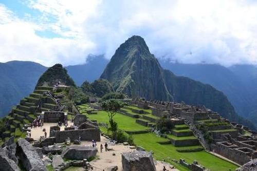 Lámina 45 X 30 Cm. - Vista De La Ciudadela Inca Machu Picchu